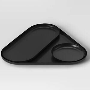 3pk Multishape Tray Set – Black – Room Essentials